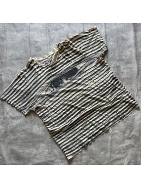 ARCHIVE LE Altru Apparel Sneak Peek Striped Tee Size XL